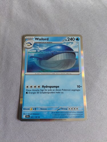 Pokémon karte wailord - pokémon,