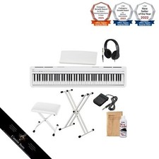 KAWAI ES120W Weiß Digitalpiano 88 Tasten X-förmiger Ständer X-Hocker...