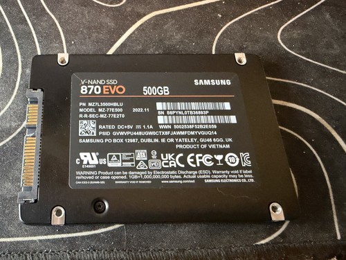 Samsung 870 evo 500gb - 870, ssd