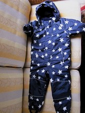 Kinder-Schneeanzug, blau,  Gr. 98/104, Tschibo