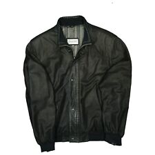 CYGIELMAN Herren Leder Jacke Kurzjacke Lederjacke Pilotjacke 54 XL schwarz weich