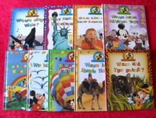 9 Bücher Sammlung WALT DISNEY Micky fragt warum - Büchersammlung