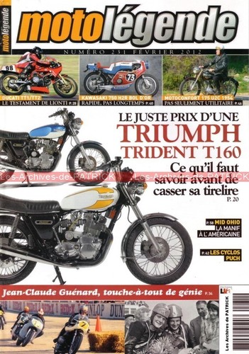 Motorrad legend 231 kawasaki - legend,