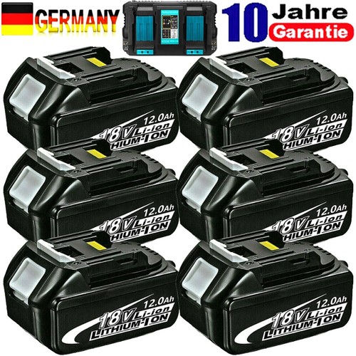 Für makita akku 18v 0ah - 6x,