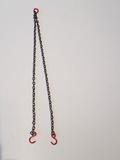 2er Kettengehänge, Krankette,  12cm, 1:50  Haken offen