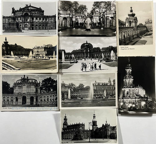 Postkarten lot dresden - postkarten,