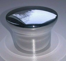 Griff Knopf rund Edelstahldesign Höhe 25 x 35 mm Allmilmö 8 Stk.vorhanden