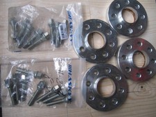 4 SPURPLATTEN SPURVERBREITERUNG 4x 20mm=80mm LK 4x100 NLB 60,1mm 16 Radschrauben