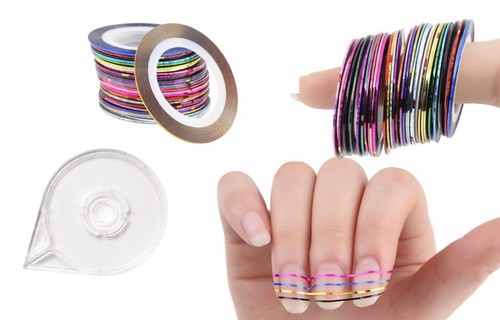 Nail art streifen klebeband - art,