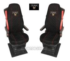 LKW   SITZBEZÜGE SCHONBEZÜGE FÜR VOLVO FH4 FH5 schwarz Old Skool