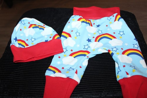 Babyset+Pumphose+Mütze-Handma