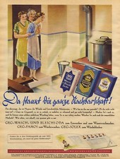 Waschmittel Famos Reklame 1936