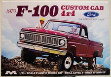 1970 Ford F 100 Custom Cab 4x4 Pickup 1:25 Moebius 1230 neu 2018