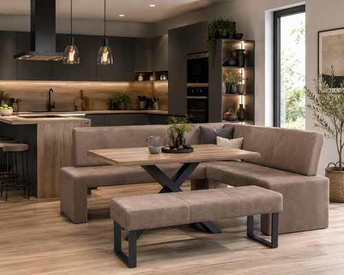 Moderne sitzecke mit sitzbank - moderne,