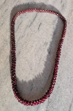 Kette Granat Antikschmuck
