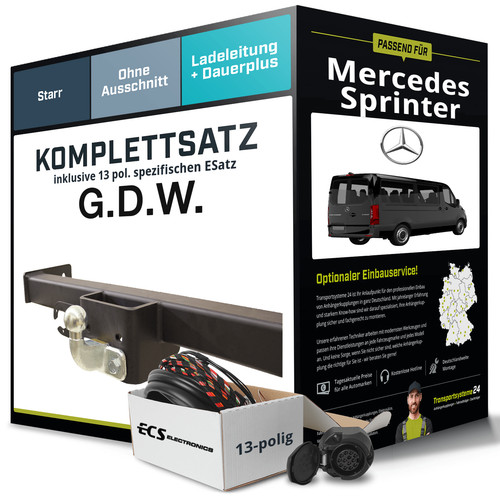 Anhängerkupplung starr für