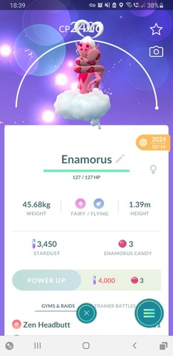 Non shiny enamorus nicht - 💘non,