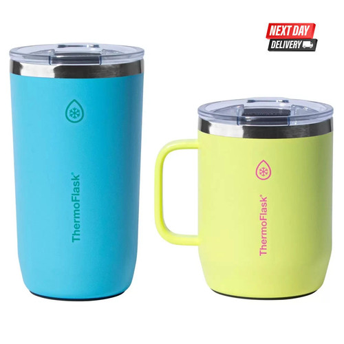 Thermoflask kaffee und becher - kaffee,