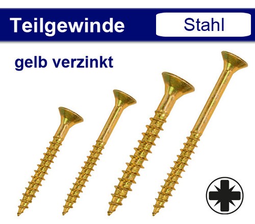 Spanplattenschrauben - , pz
