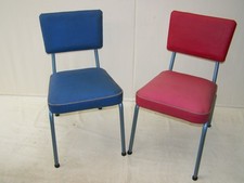 2 DDR Stühle mit Bezug