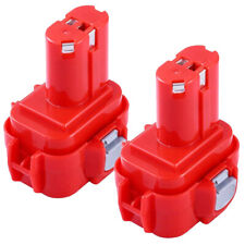 2X Original 9,6 Volt Ersatz für Makita PA09 NI-MH Akku 6222D 9100 9120 9122 9133