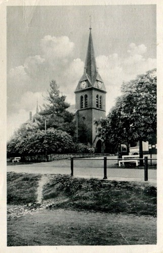 Neudorf harz 1954 kirche - ak,