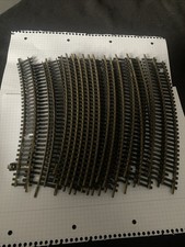 Fleischmann H0 Modell-Gleis R=415 gebogen B2   18 Stück davon 1x Anschluss Gleis