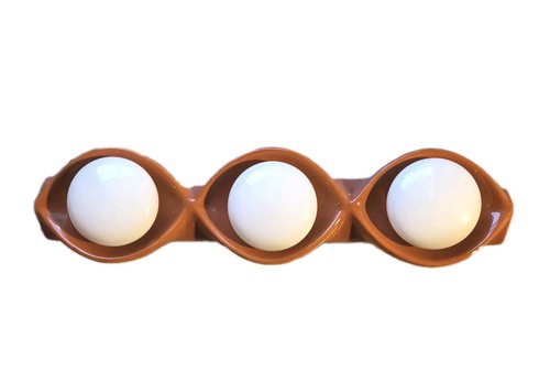 Wandlampe augen keramik - 3,