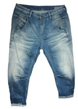 Diesel Fayza Damen Boyfriend Jeans Blau ca. W30 L30 (verkürzt 7/8 Cropped) Jogg