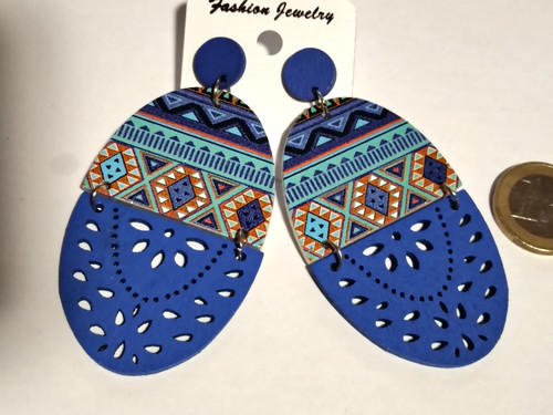 Ohrstecker blau bunt schönes