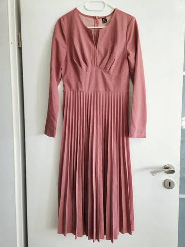 Elegantes altrosa midikleid - elegantes,
