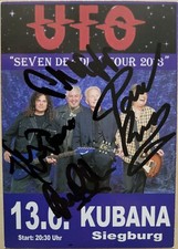 UFO Autogramme signed 15x10 cm FLYER