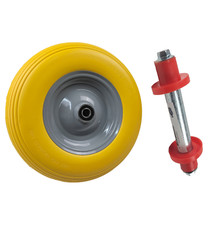 Schubkarren rad vollgummi - schubkarren, pu