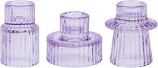 Glas Kerzenhalter 2-in-1