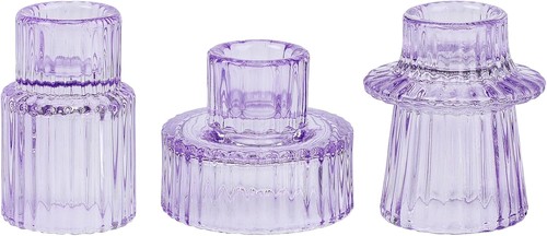 Glas kerzenhalter 2in1 - kerzenhalter,