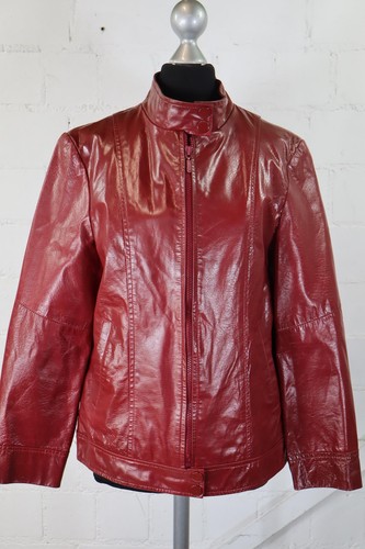 Canda rote leder jacke - canda, c&a