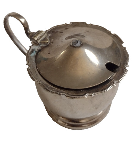 Edwardianischer silber teller - silber,