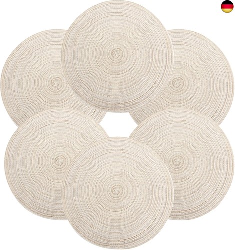 Tischset rund geflochten - rund,