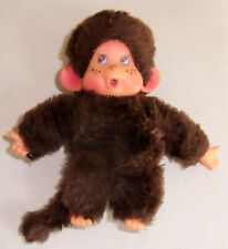 Original 1970er Monchhichi Äffchen große abstehende Ohren SELTEN Affe Puppe 17cm