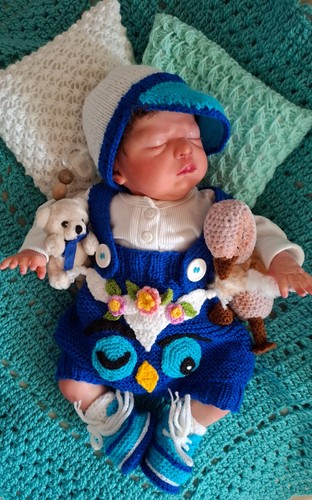 Reborn baby set bunt gr - set,