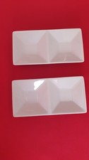 2 Porzellan Dip / Snackschalen