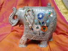 Vintage elefant statue marmor - vintage,
