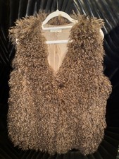 Damen Weste Fell Braun Gr.M/L