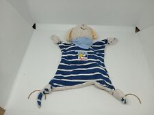 Schnuffeltuch von Sigikid Schmusetuch Hund Schaf blau gestreift ca. 29 x 26 cm