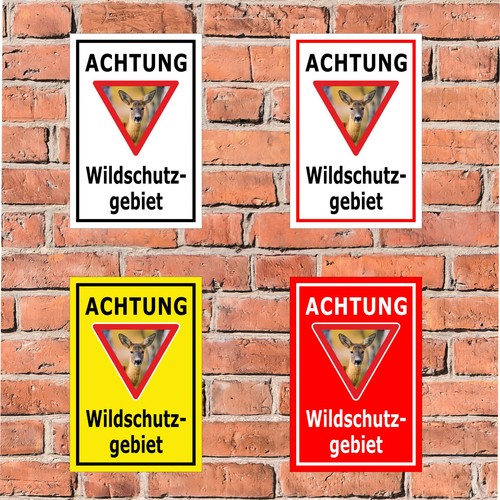 Schild wald achtung - schild,