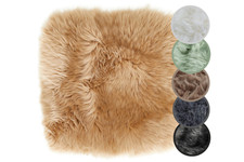 Stuhlkissen Schaffell 34x34 cm