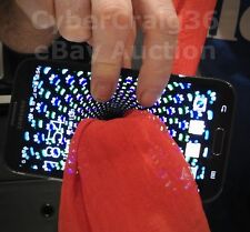 Rot Seide Taschentuch Thru