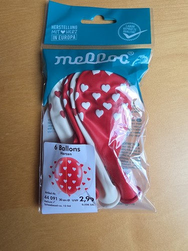 Melloc luftballons stk - 6,