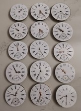 15 alte Taschenuhrenwerke. 19