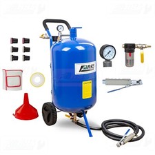 76L Sandstrahlmaschine mit 1/2"Ventile Sandstrahlgerät Mobile Sandstrahler Farys